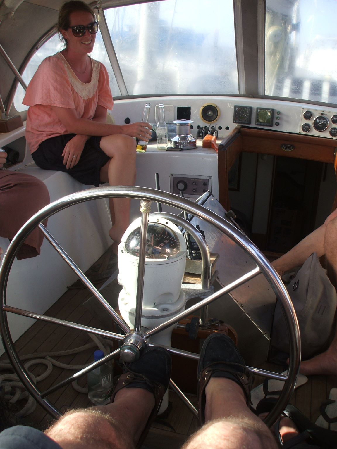 We even did the wild ride down the river with the oven in the cockpit!