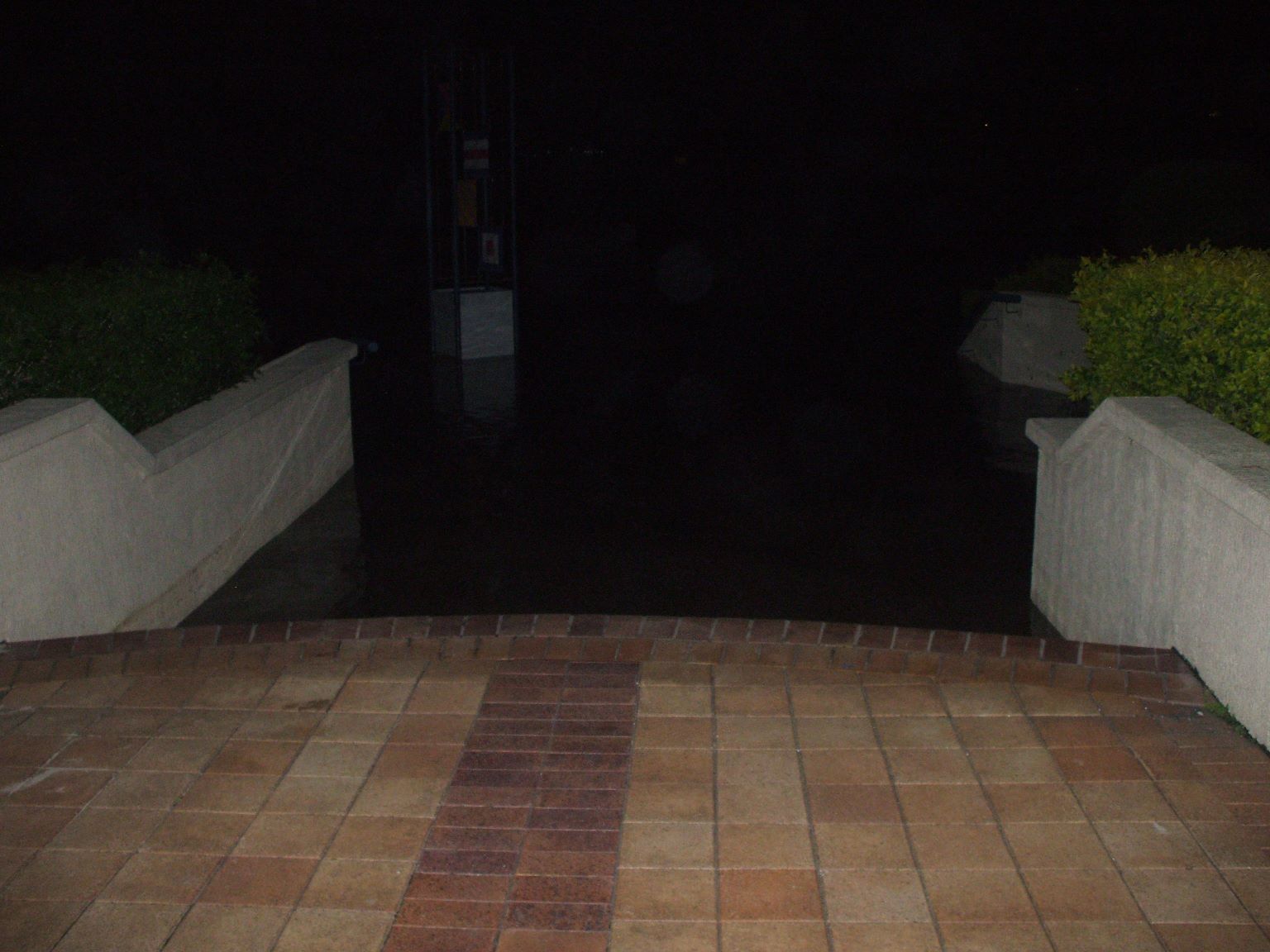 Back at Dockside, the river is reaching its peak with the 3am high tide.
