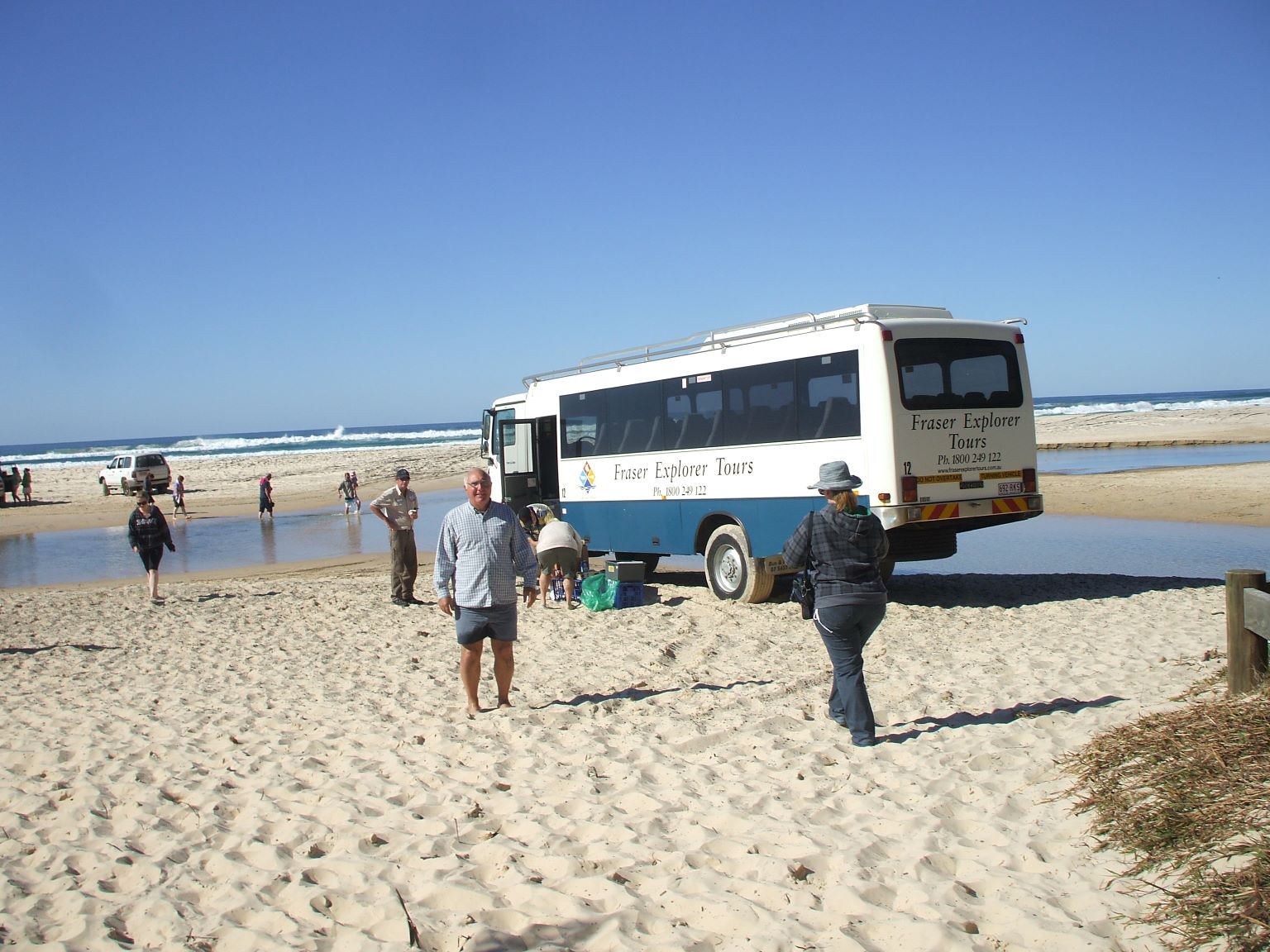 
On Fraser Island we did a tour to see all the sights of the world's largest sand island.