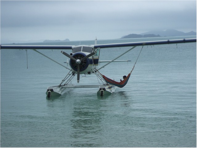 ...but we appreciated this joy-pilot's laid back approach to quiet business!