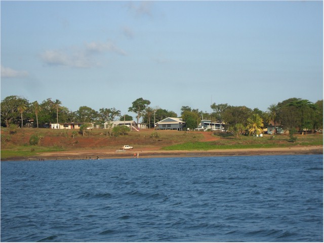 
With so little wind we were running low on fuel and had to stop at Elcho Island, an aboriginal community.
