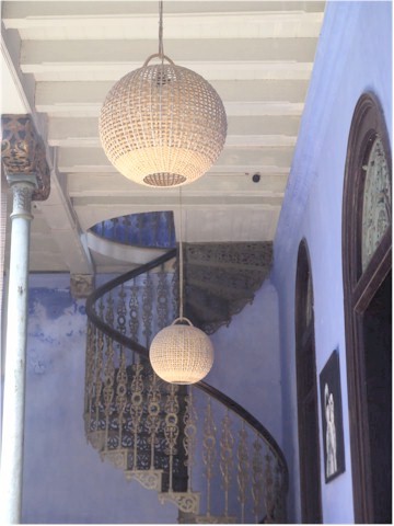 ... and a delightful spiral staircase.
