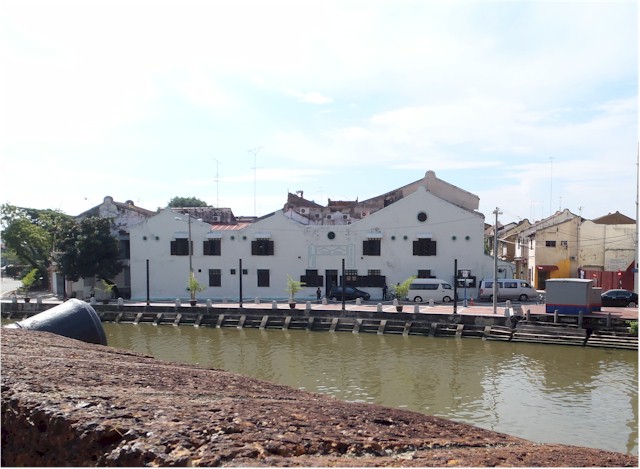 We stayed in this converted former warehouse, right on the river.
