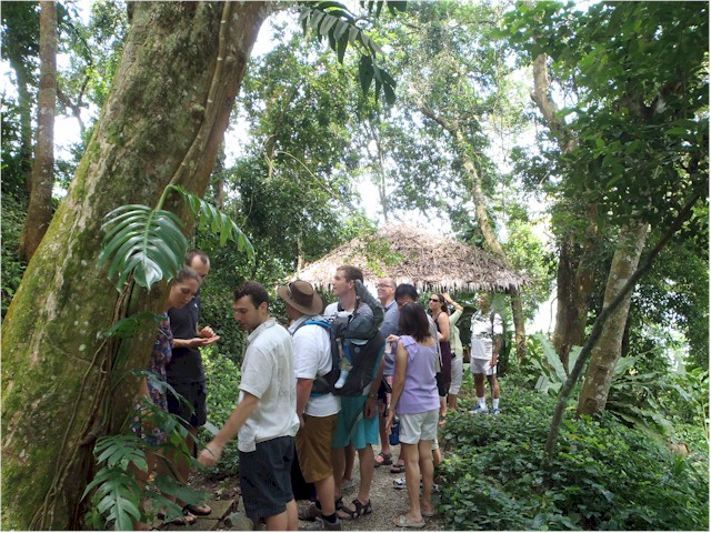 A guided walk took us through the gardens to a lovely pavillion for lunch.

