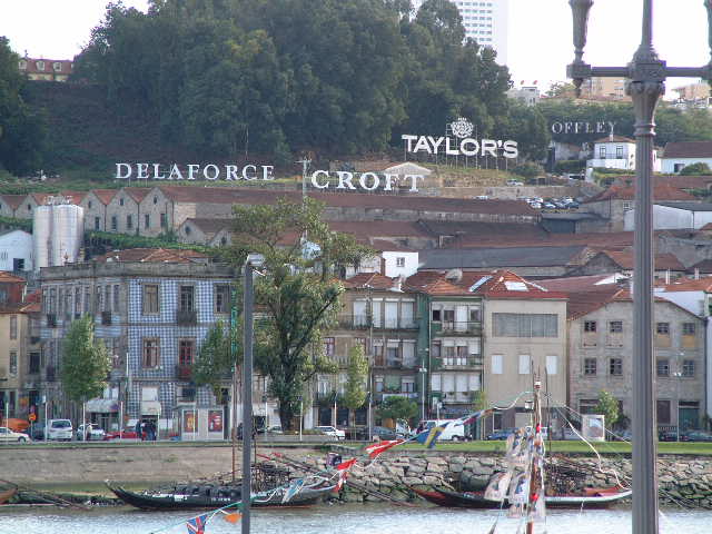 Oporto is home to the port houses.