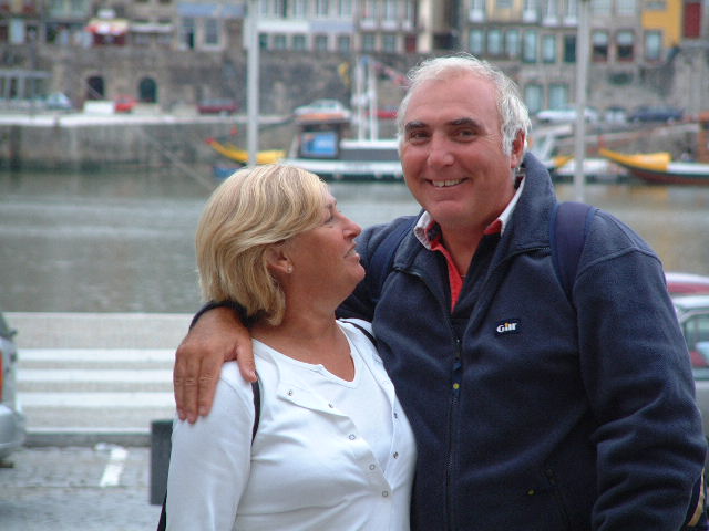 An unusual occurrence - a photo of us both.