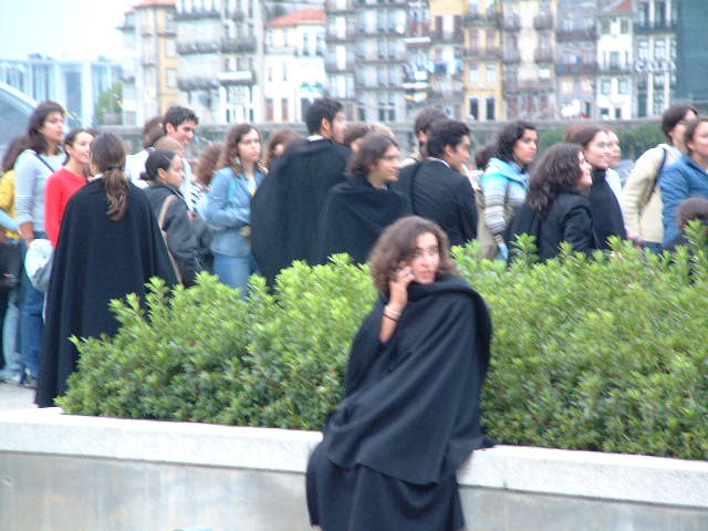 The end of 'Freshers Week' and the students paraded around the city in their gowns.