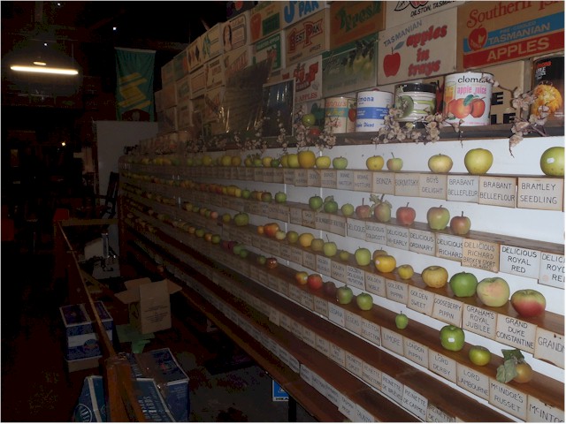 Tasmania is famous for its apples and this museum was unusual.
