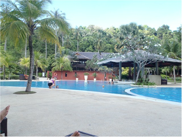 The swimming pool was cool and refreshing - and a perfect way to relax at the end of each day!
