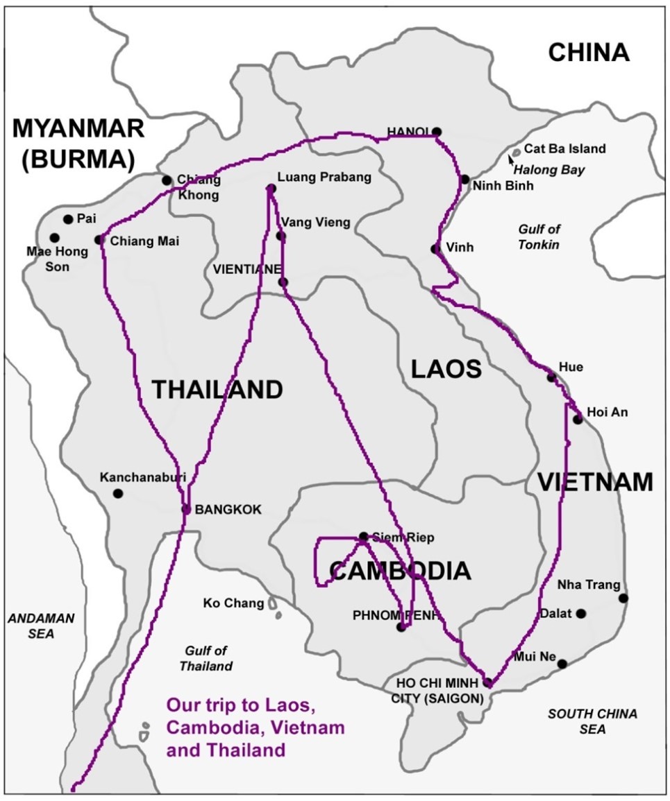 We decided to explore some of SE Asia by plane and train...