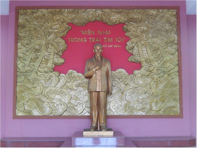
This statue of Ho Chi Minh himself is at the DMZ.
