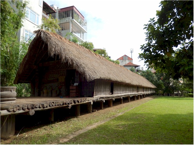 
This long house was enormous...
