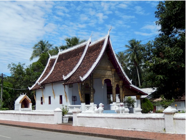 Luang Prabang was the original capital of Laos - and has some amazing temples...