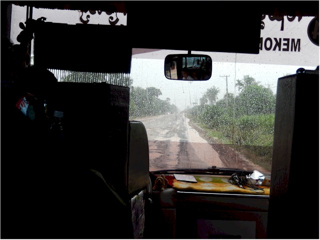 After that we took a bus ride from hell to get to Siem Reap - pot holes, heavy rain, traffic accidents - we had it all.

