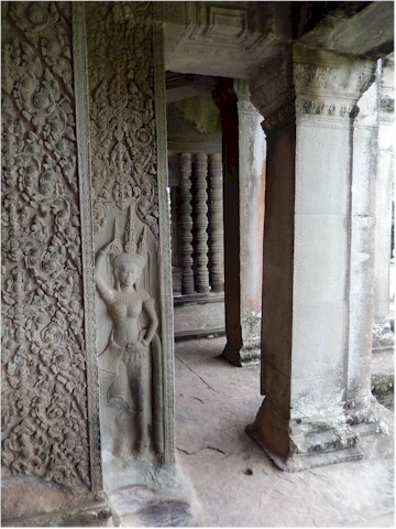 The bas relief carving is astounding - it goes on for miles.
