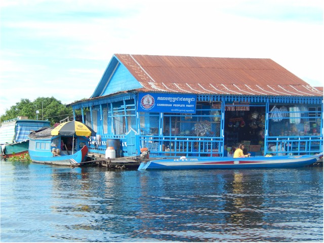The largest fresh water lake in SE Asia is home to some 90,000 people who live in 170 floating villages.
