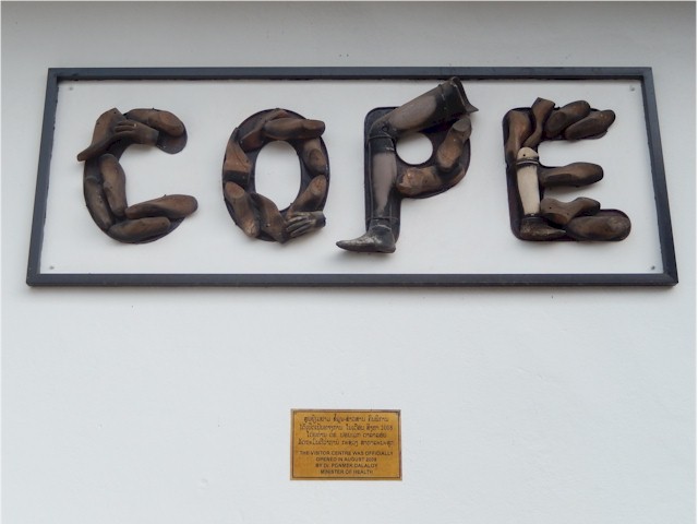 In Vientiane, the capital of Laos, we visited the COPE centre, a not-for-profit organisation dedicated to supporting the victims of UXB (unexploded bombs)...
