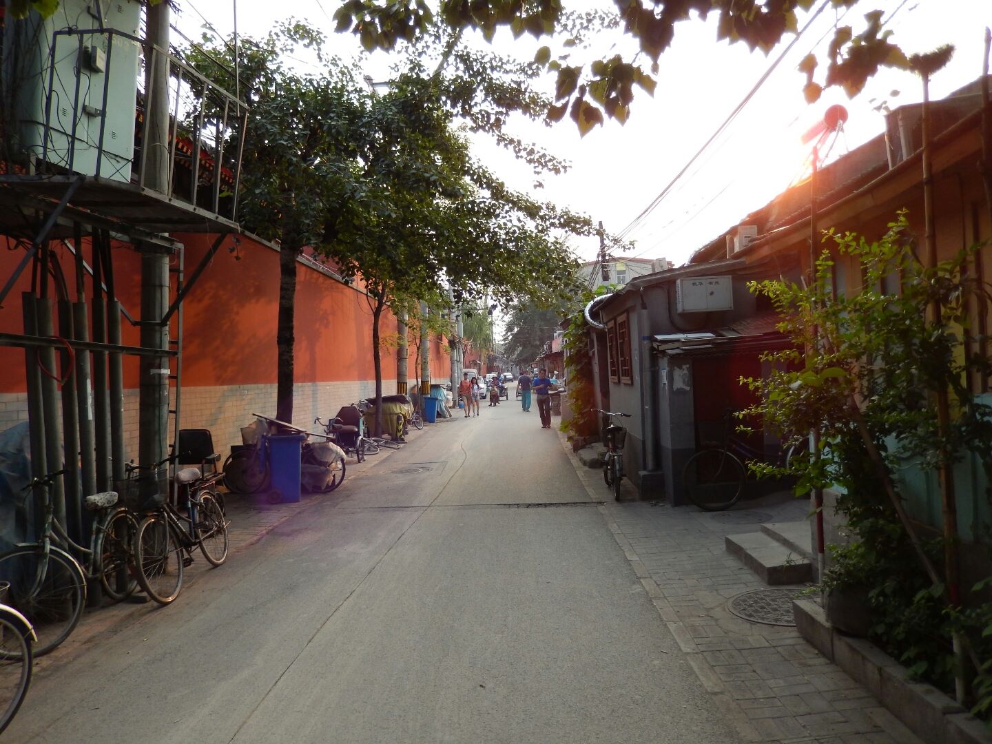 
One of the streets on our journey to the Summer Palace.

