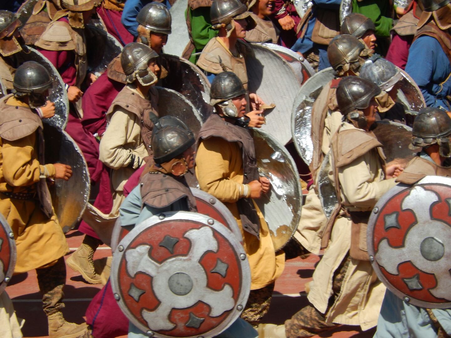 The Opening Ceremony for the Naadam Games.