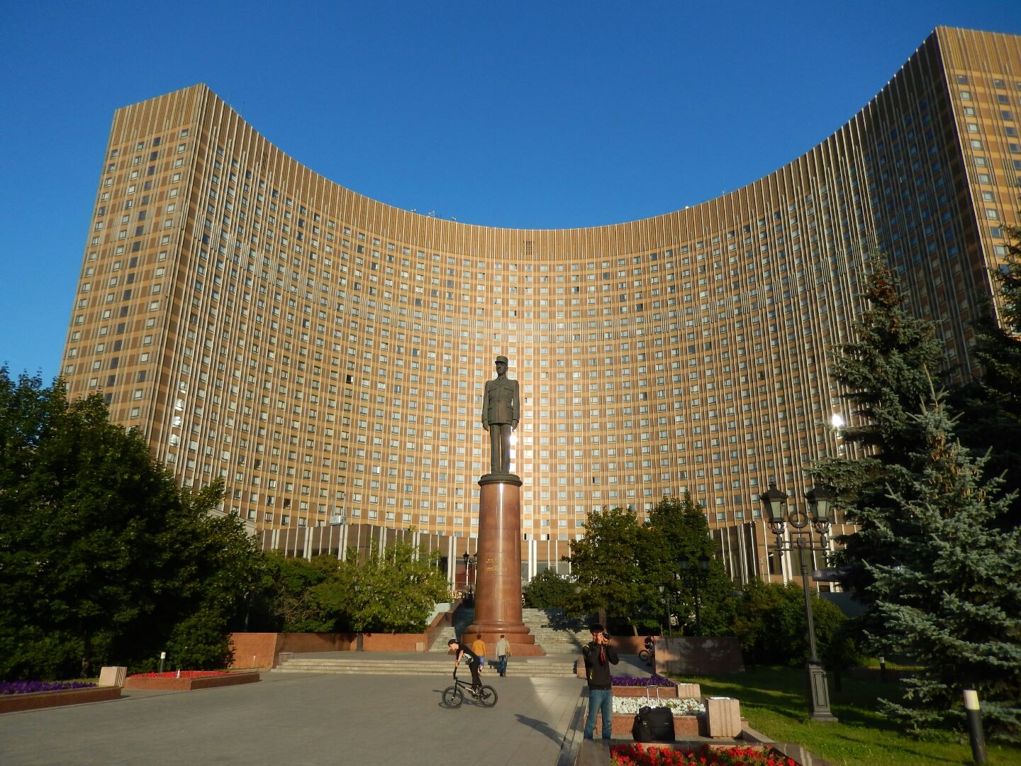 Our hotel, the Hotel Cosmos.