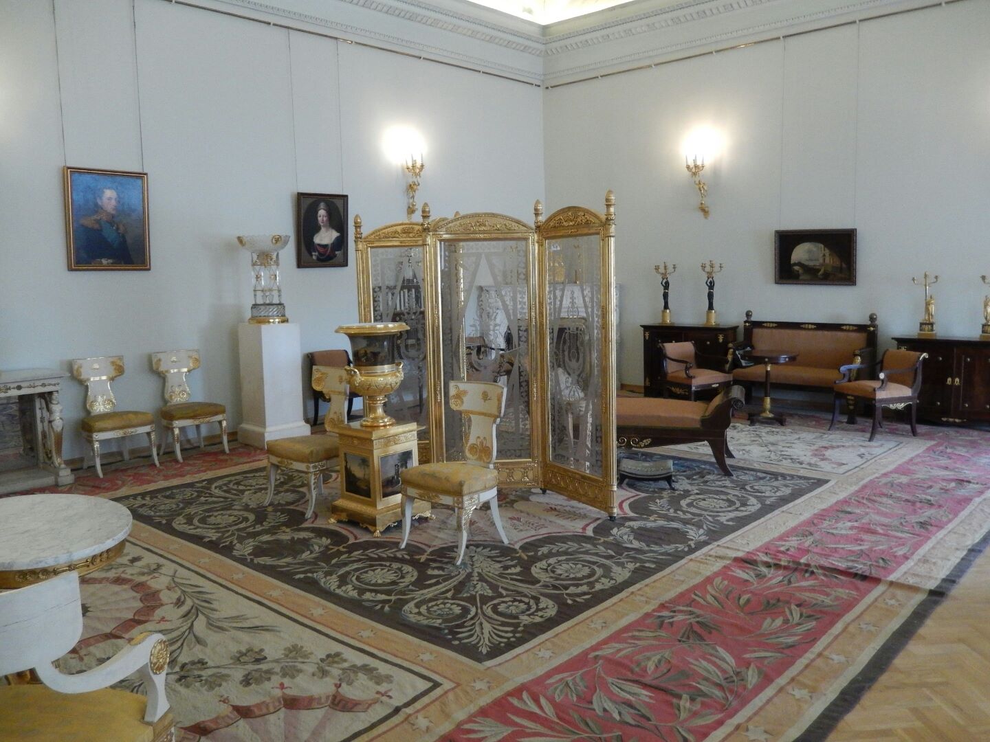 Inside the Hermitage Museum...
