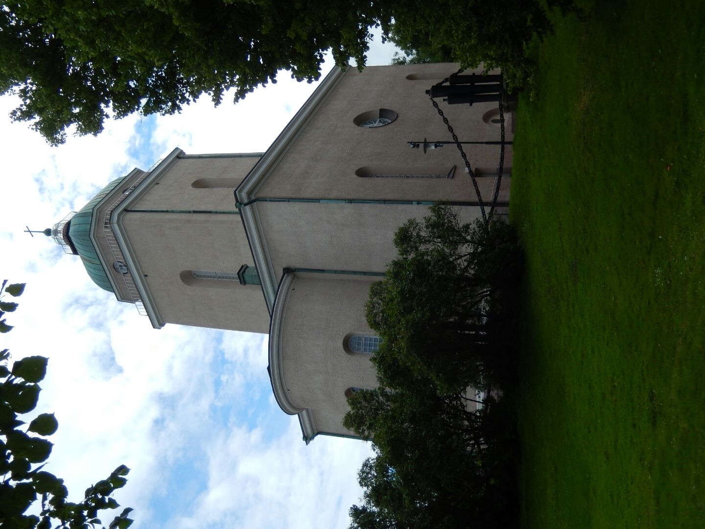 The Suomenlinna church, built by the Russians in 1854, doubles as a lighthouse....
