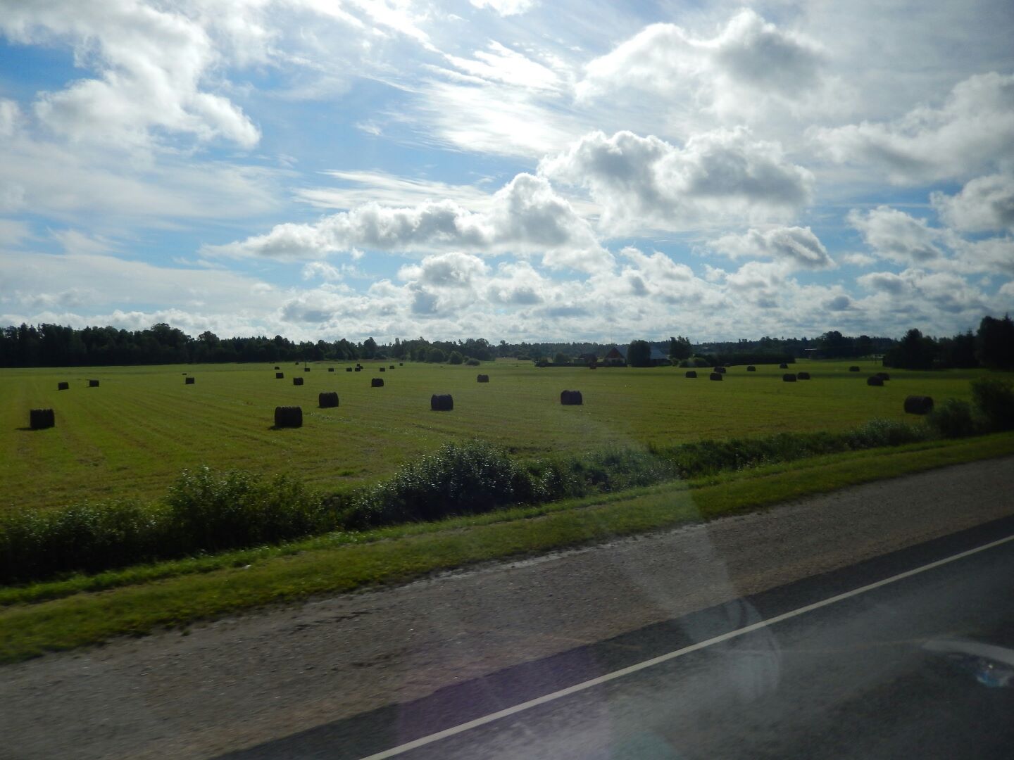 Passing through the countryside...