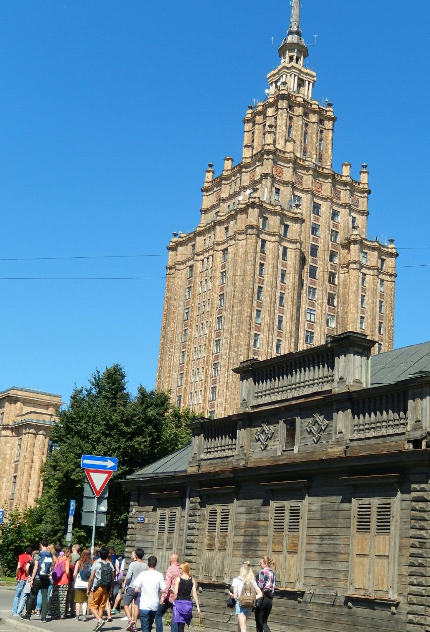 The Academy of Sciences building - known as Stalin's birthday cake.
