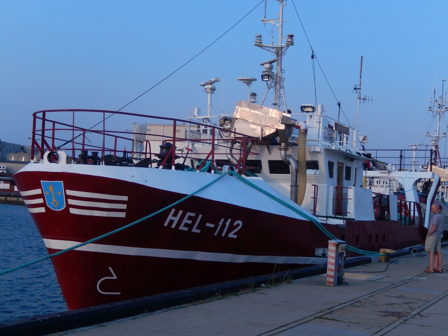 We drove out to Hel on the 40 km spit jutting out into the Baltic Sea.