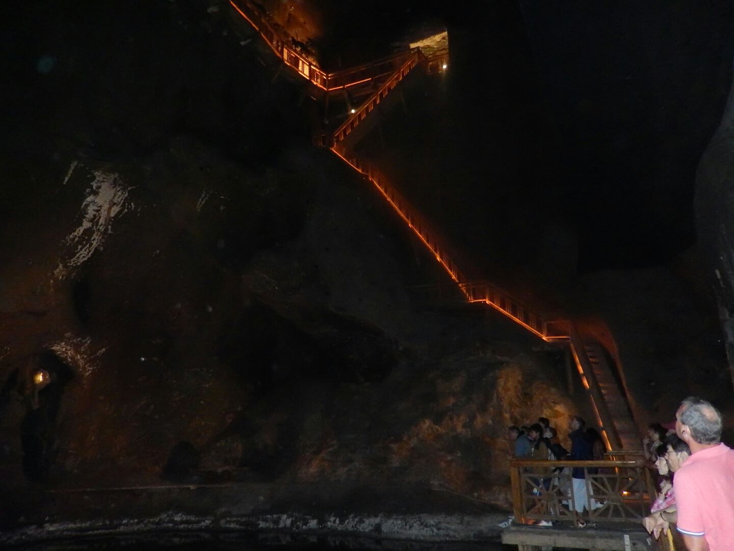 One of the immense chambers in the Mine...
