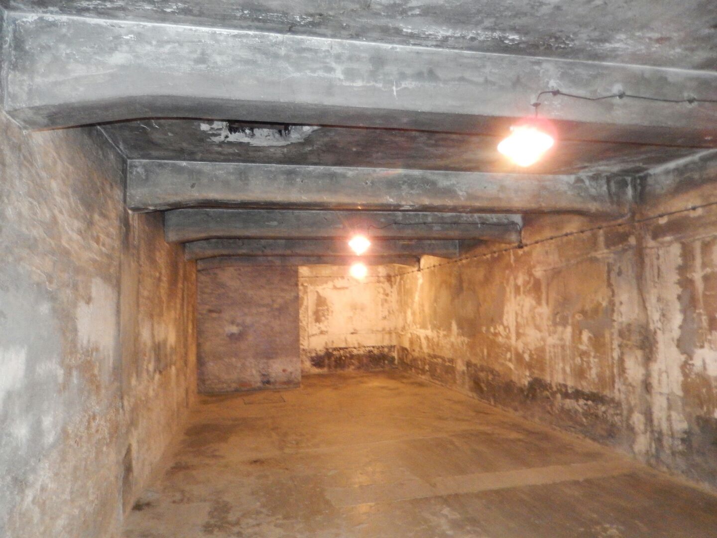 Inside one of the Gas Chambers.
