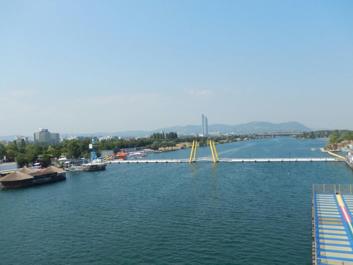 Crossing the Danube.

