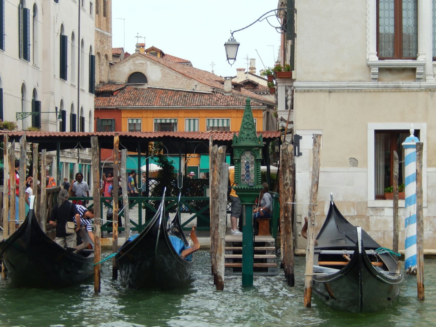 A typical view of Venice.
