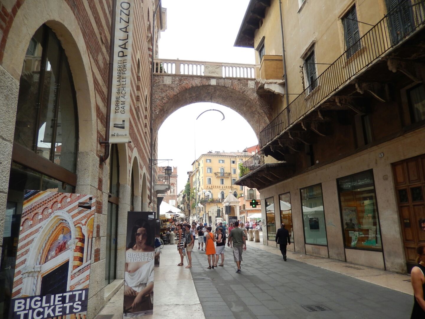 Entrance to the Main Square.
