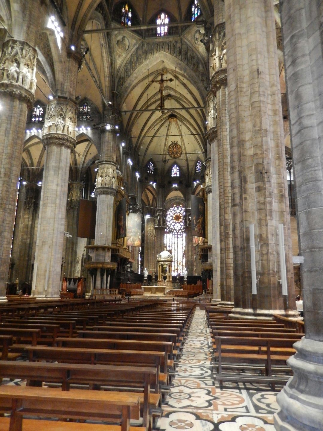 The cathedral took nearly six centuries to complete.
