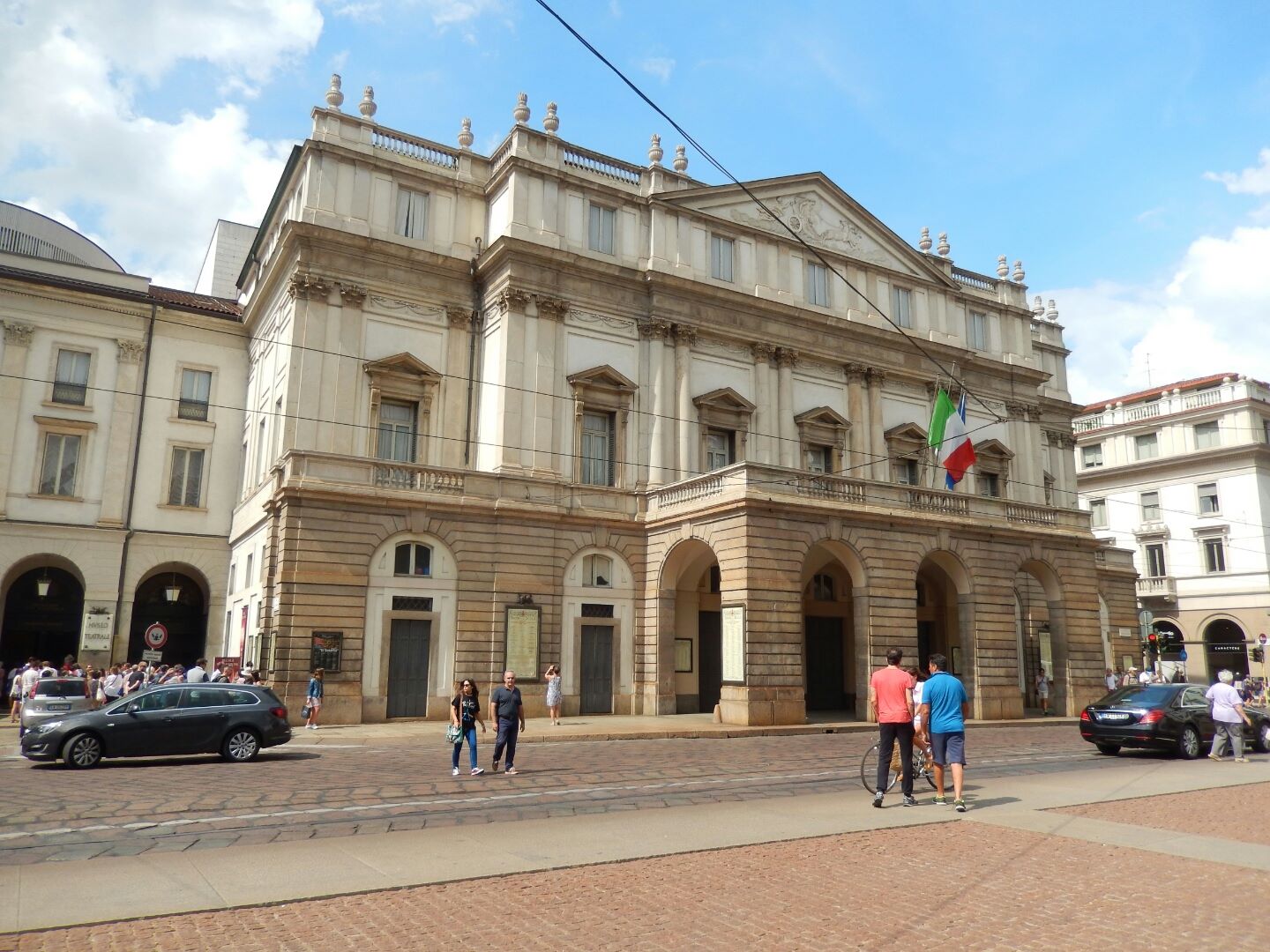 La Scala, Milan is, for most opera lovers, the world's most revered and important opera house. The theatre opened in 1778.
