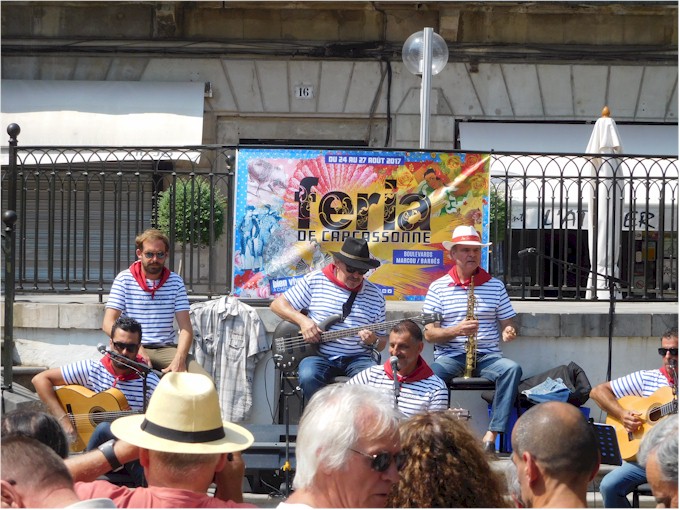 It was 'Feria' (festival) time in Carcassonne - being so close to Spain, there was a heavy Spanish influx...