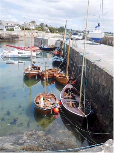 A Galway 'hooker' - a traditional fishing boat used in Galway Bay,off the west coast of Ireland.