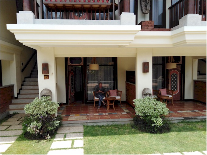 ... relaxing terrace...