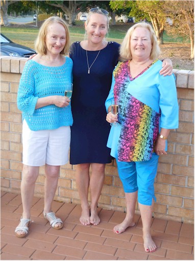 Christine's sister Carol and niece Pippa came to visit...