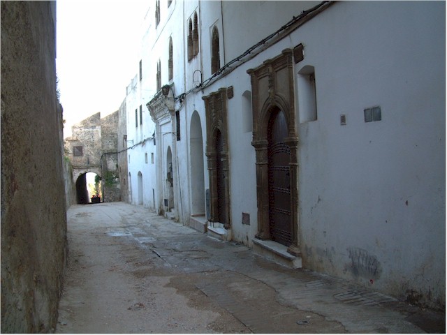 The older parts of the city...